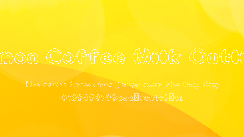 Lemon Coffee Milk Outline预览图