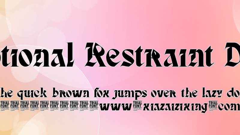 Emotional Restraint Demo预览图