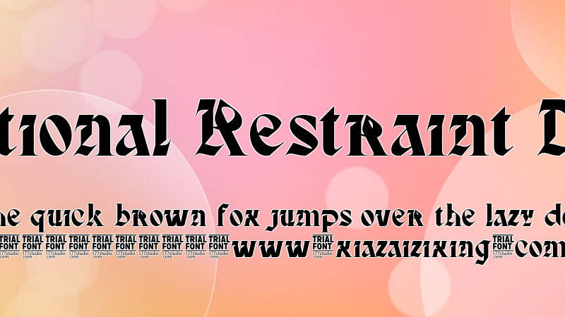 Emotional Restraint Demo预览图